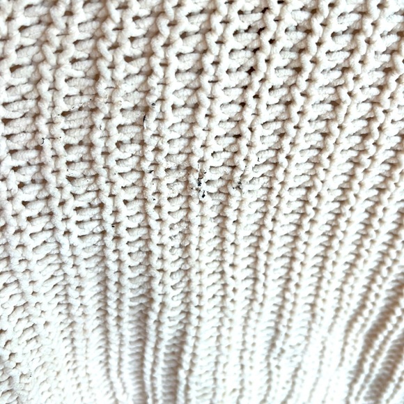 Chunky Knit Sweater Roomy Comfy Crochet Womens One Size - Picture 13 of 15